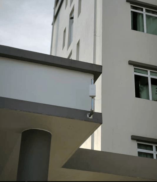 Kuching Apartment: Hikvision Wireless Bridge Installation for Uniview CCTV Network