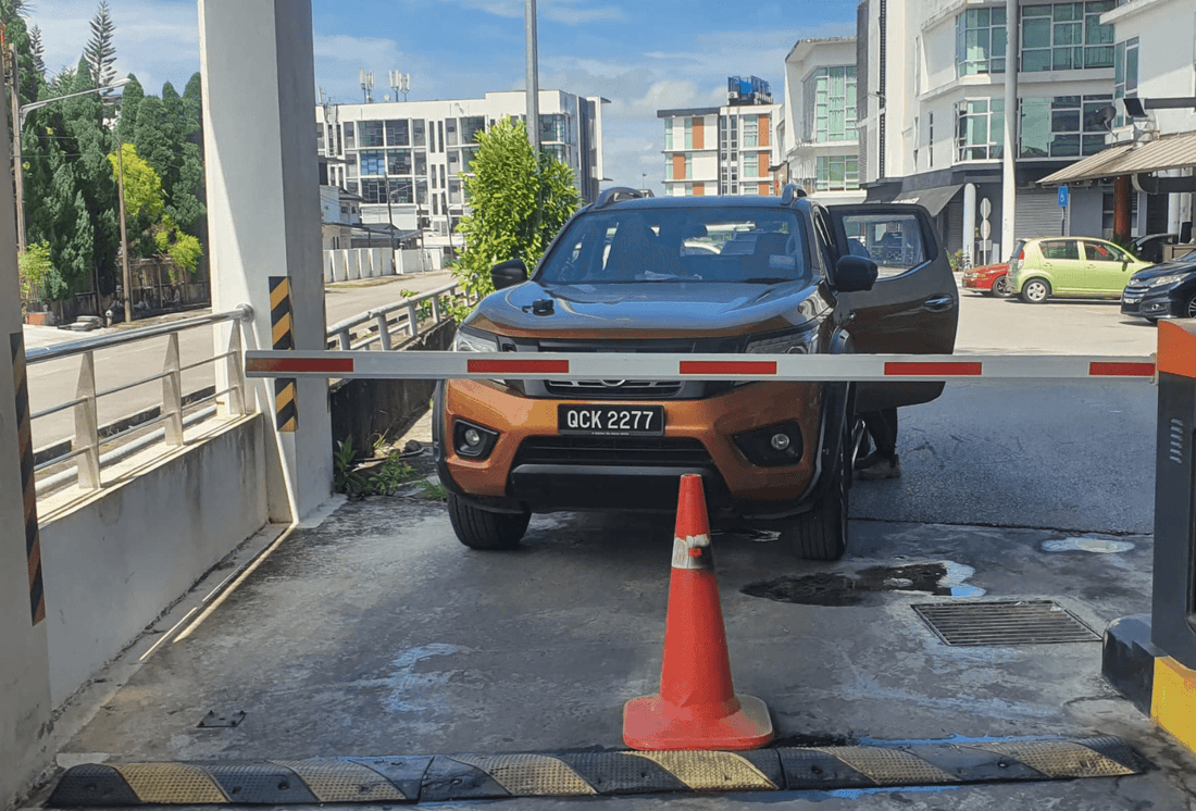 Gala City Residence Kuching Apartment: Barrier Arm Replacement Installation by HJ Security