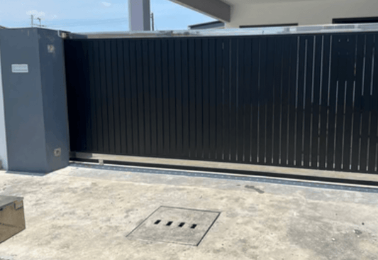 Kuching Autogate Sliding DC Installation by HJ Security: Reliable and Convenient Access Solutions