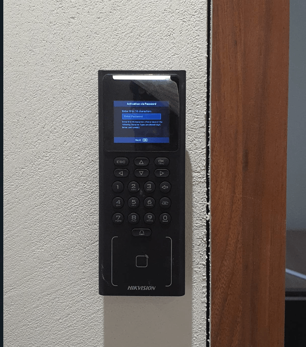 Kuching Face Detection Door Access System Installed