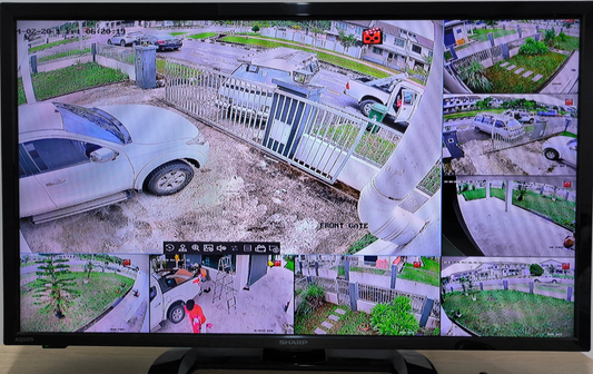 Moyang CCtv before and after services -by hj security