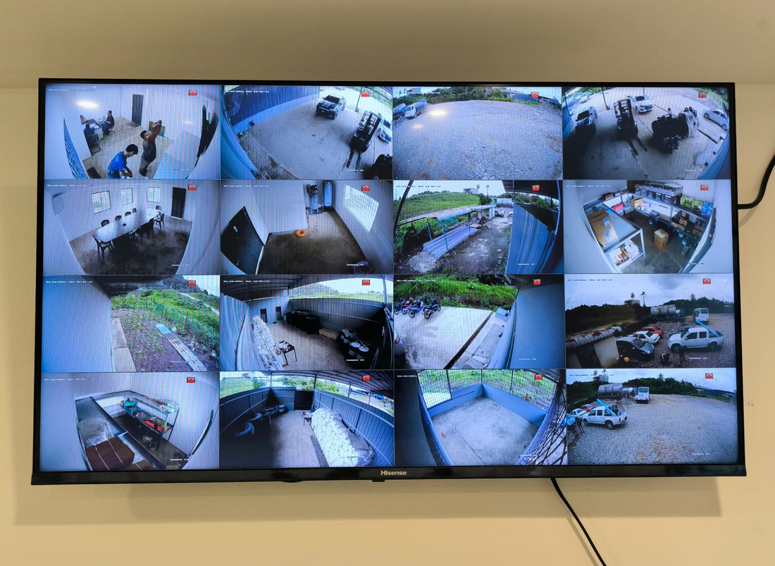 mambong cctv 16 channel hillock installation