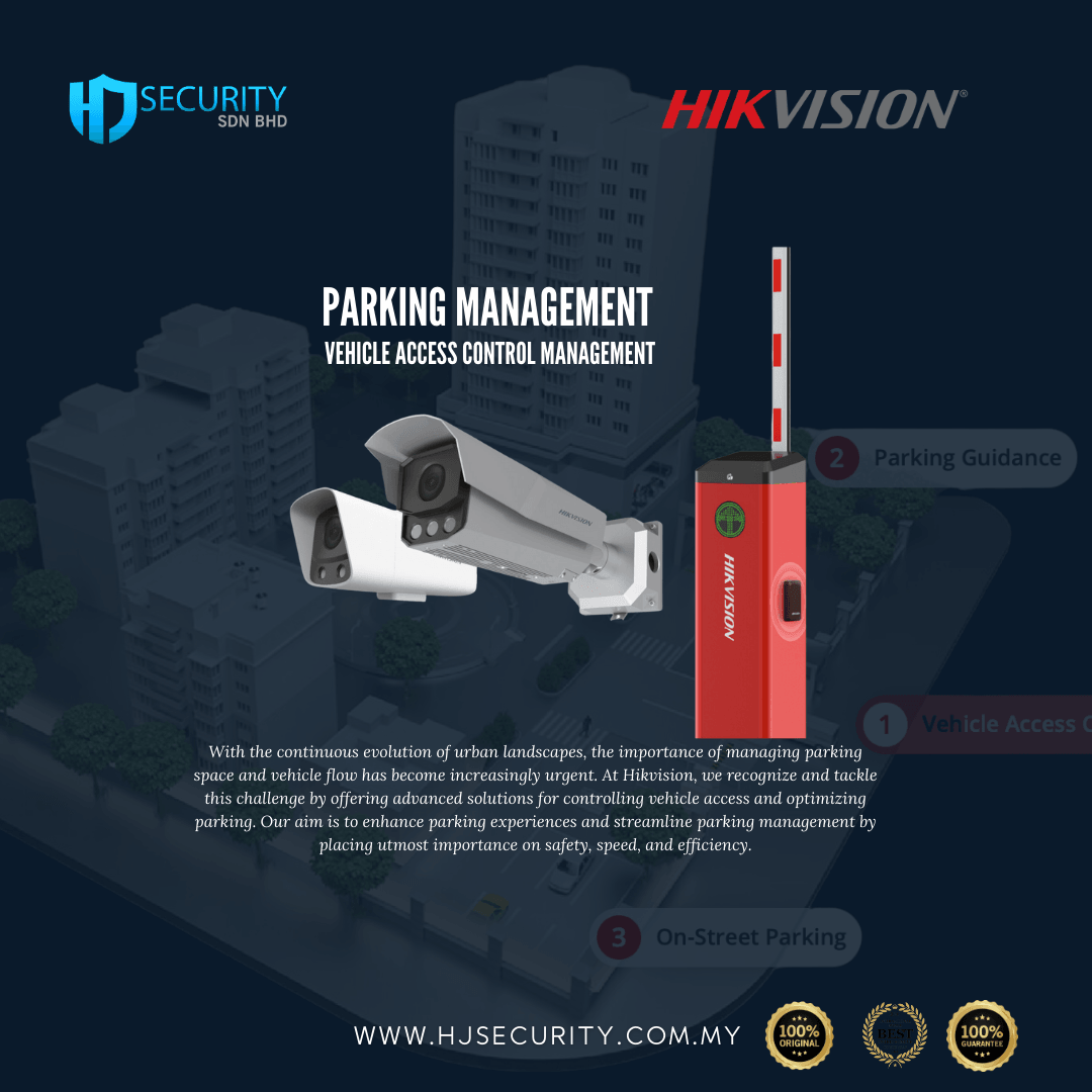 Hikvision Automatic Barrier Gate System LPr kuching 