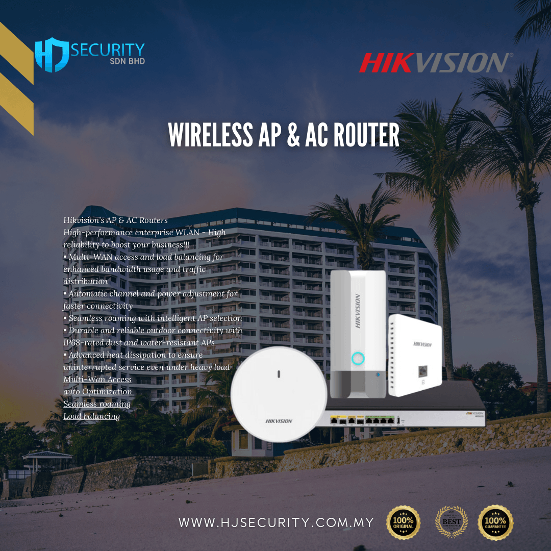 Penyelesaian WiFi Hikvision untuk Rumah, Pejabat, Hotel &amp; Ruang Komersial