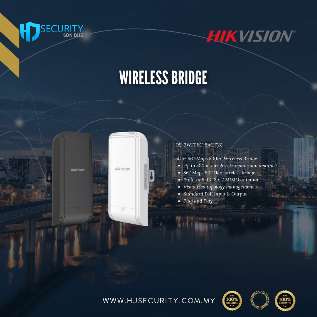 Hikvision Wireless Bridge Solutions Long-Range Connectivity kuching